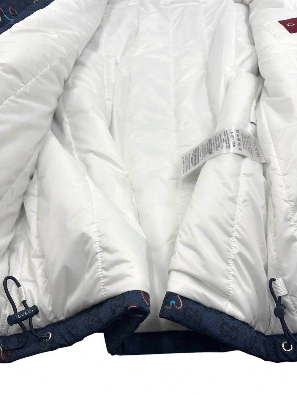 Gucci GG Sinuous Snake Print Hooded Blouson Jacket Size 52 IT